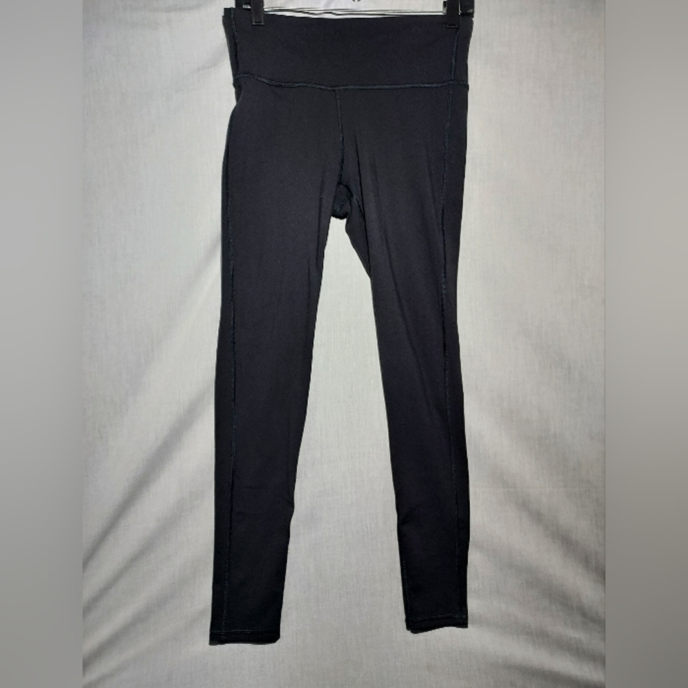 Athleta solid black women's leggings US size medium